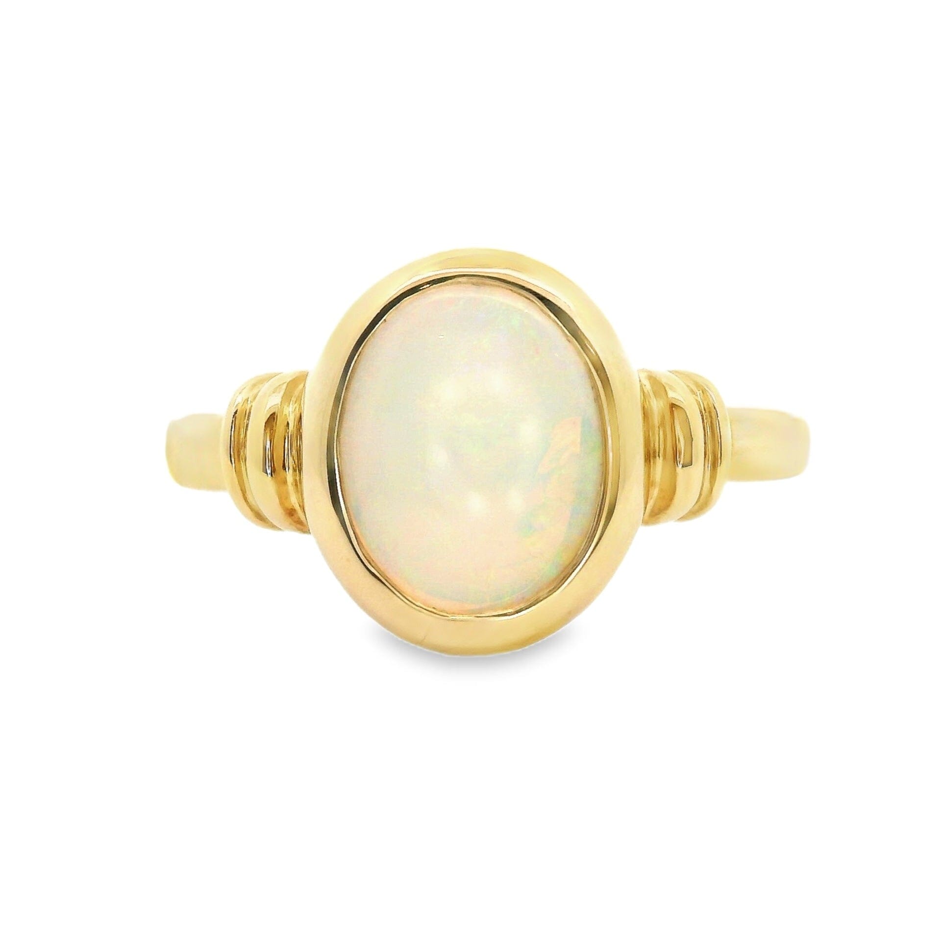 Rainbow Light Opal Ring 061