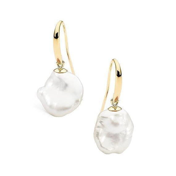 Buy 9ct Yellow Gold Florence Earrings | Ikecho Australia