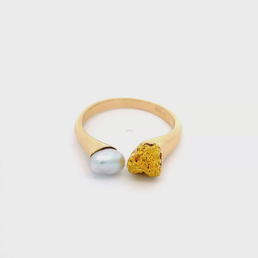 Lustre+Gold Ring