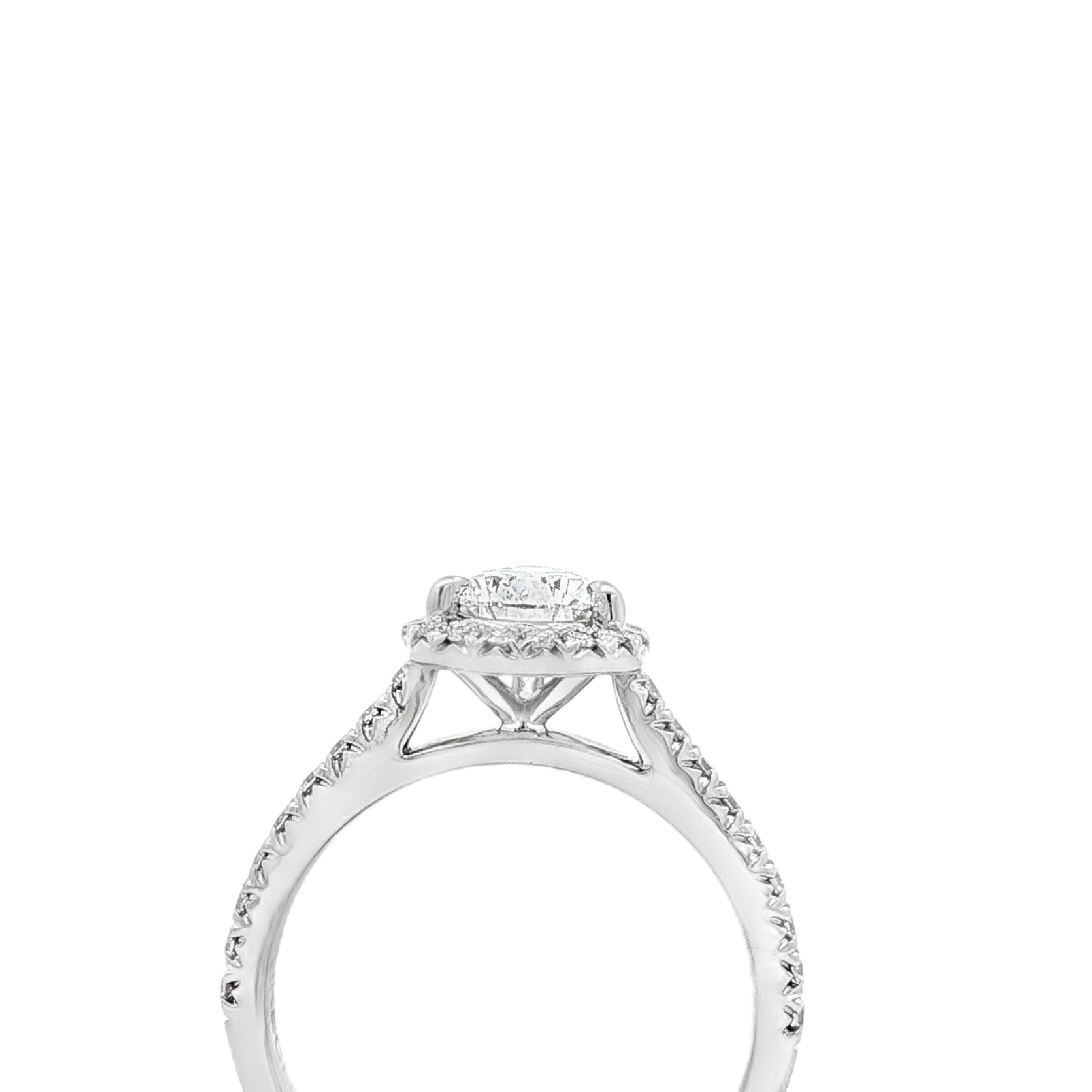 White Pear Lab-Grown Diamond Ring 001