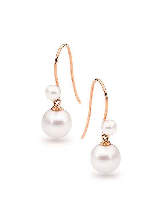 Pearl Drop Earrings in Gold Shop Accessories Online From Review  Review  Australia
