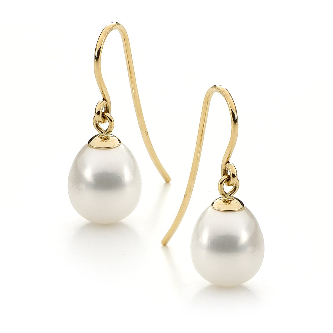 Juliane White Drop Earrings – Ikecho Australia