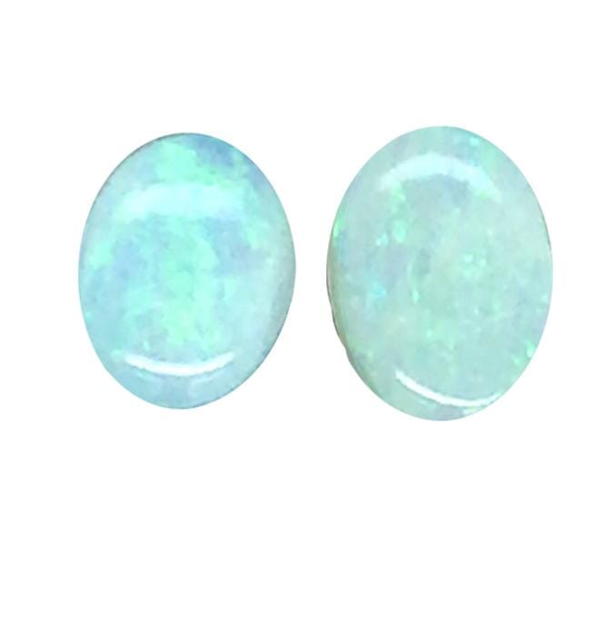 Buy Light Solid Opal Oval Loose Pair | Ikecho Australia